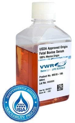 1300-050H - USDA Approved Origin Fetal Bovine Serum (FBS), Heat Inactivated - Life Science Seradigm USDA Approved Origin Fetal Bovine Serum (FBS) - Each