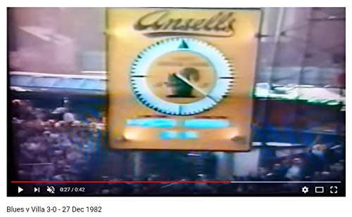 GroundDesigns BIRMINGHAM CITY FC Football Gift St Andrew's SWISS CLOCK Retro Art Print