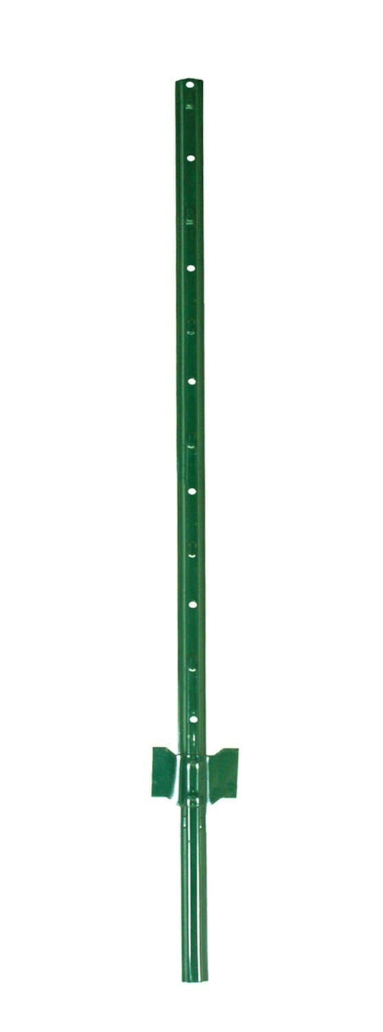 Utility Fencing Heavy-Duty Steel Fence Post (10 Pack), Green, 5'