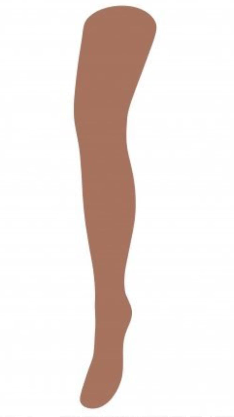 Light Support Tights Warm Mink with Lycra Support Factor 6, 15 Denier