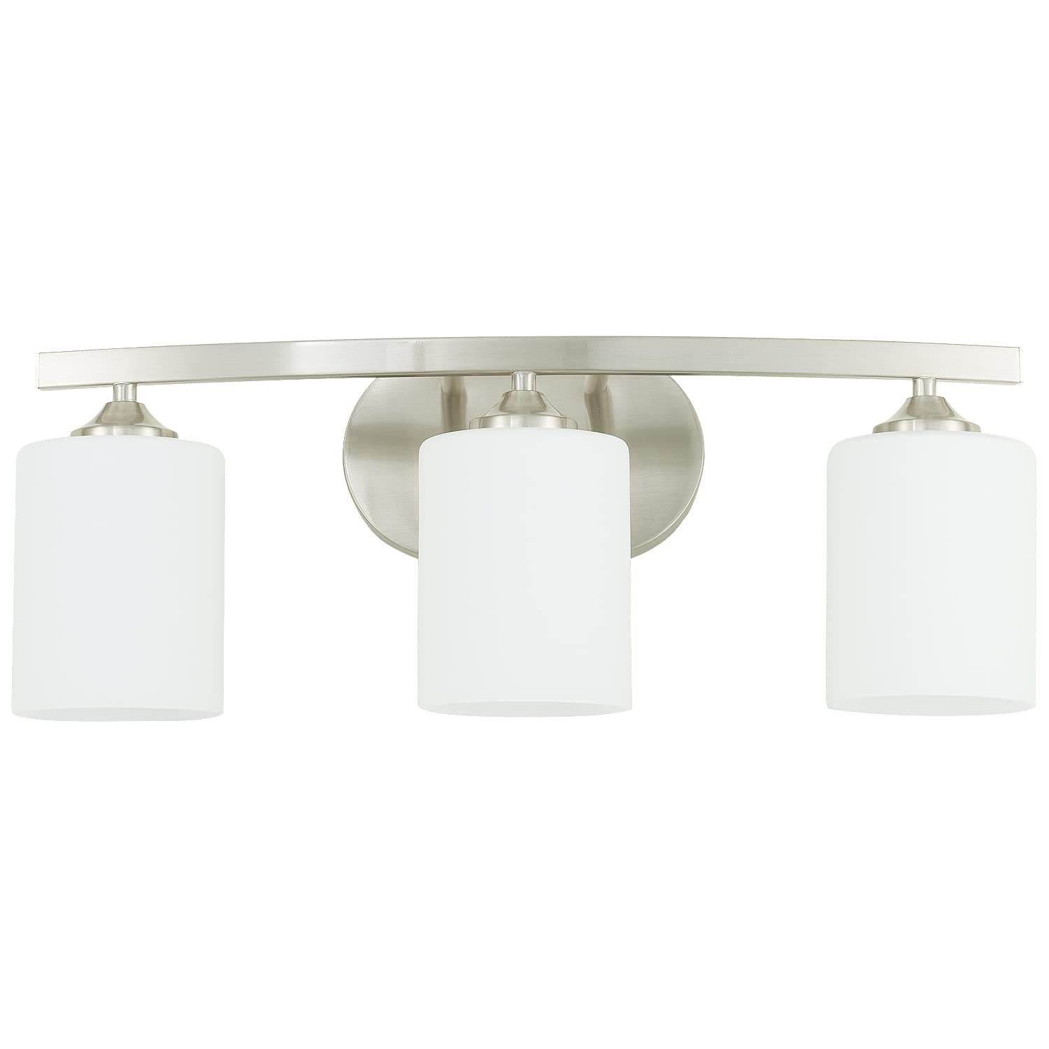 Bath Vanity Lights Fixture 3-Globe Lighting 21-inches Brushed Nickel Finish UL Listed
