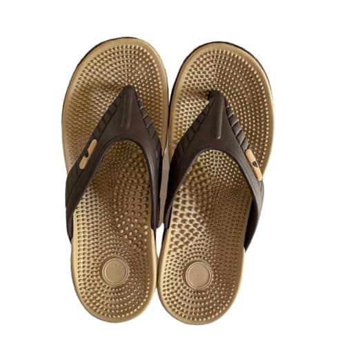 LifeBalance Comfortable Foot Massage Slipper with Arch Support for Pain Relief, Orthopedic Slippers