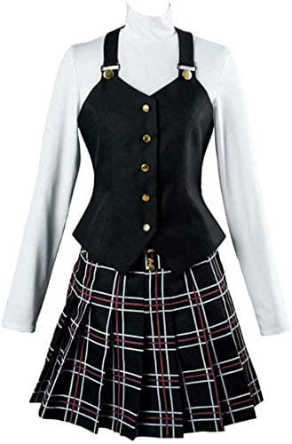 Persona 5 Cosplay Costume P5 Makoto Niijima Cosplay Uniform Dress Outfit Full Set Women Casual Suit