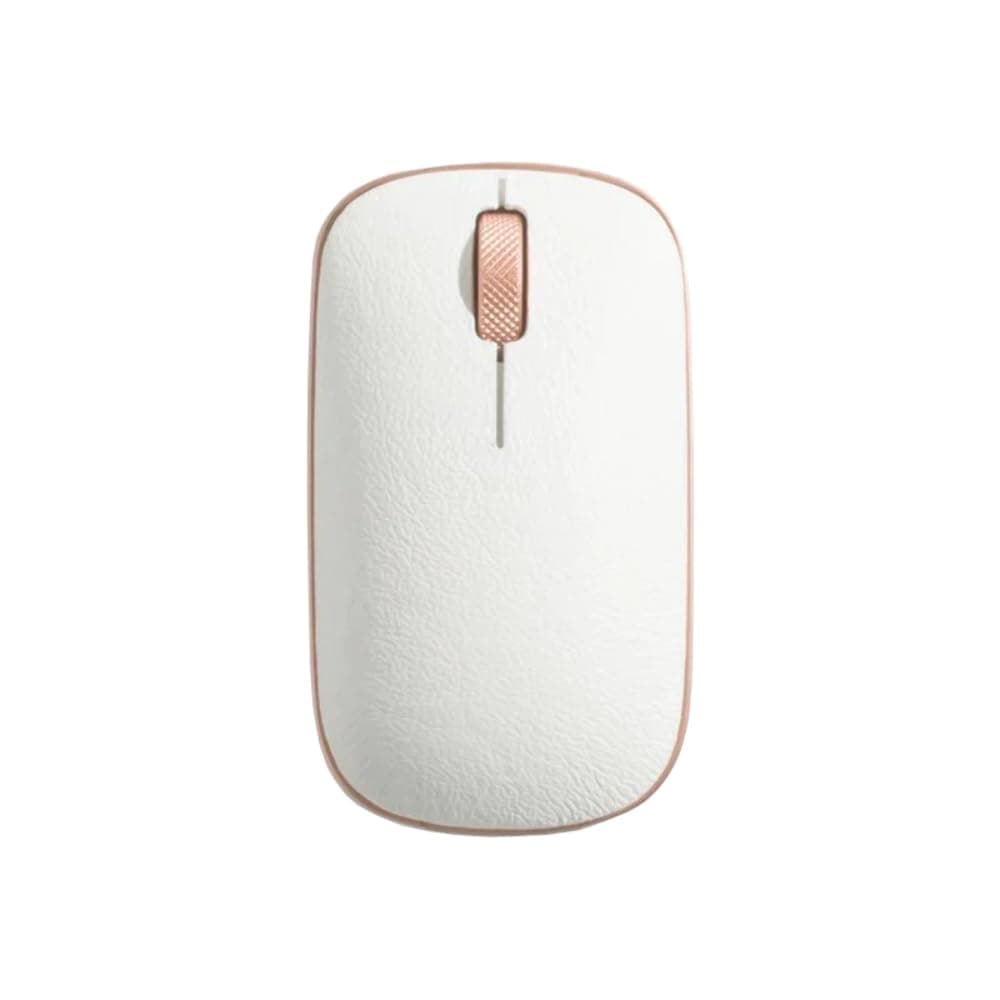 Retro Classic Bluetooth Mouse (Posh) - Wireless, Genuine Leather Topped with Pixart Precision Tracker