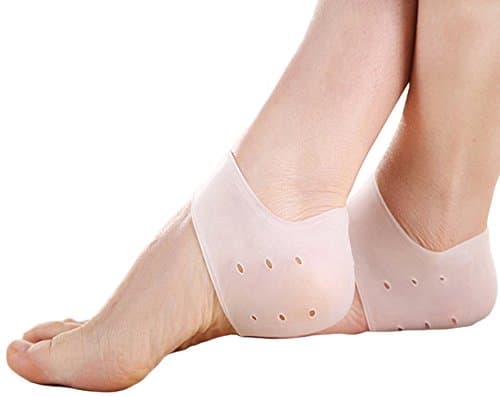 Dr.K.B Gel Heel Protectors for Plantar Fasciitis (Heel Pain) Honeycomb Silicone Breathable Advanced Material Technology, Comfortable, Durable! Rapid Heel Pain Relief, Reusable (1 Pair)