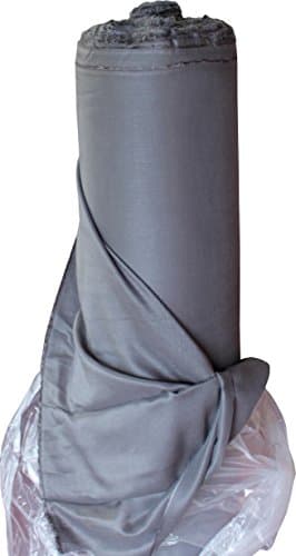 Full Funk Fabric Plain Rayon Viscose Flowing Sheen 40" x 3 Yard, Slate Gray