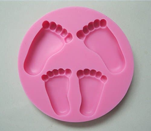 Beautiful Baby foot shape Silicone 3D Mold Cookware Dining Bar Non-Stick Cake Decorating fondant soap mold--242