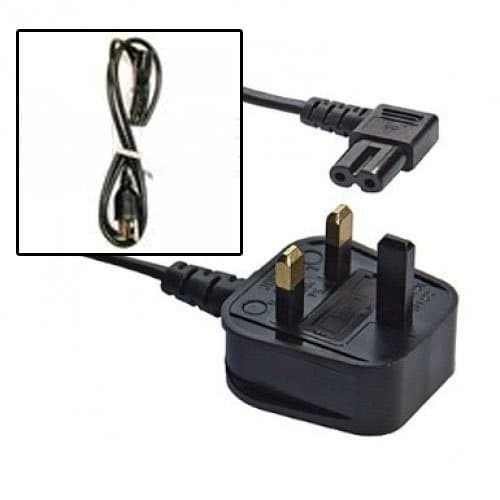 121AV Power Cord for Samsung UE40J5100AK 40" J5100 5 Series Flat Full HD TV