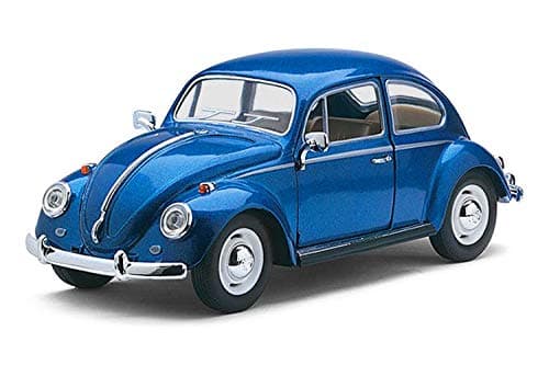 Kinsmart 1967 Volkswagen Beetle (Blue, 1:24 Scale, Car, Toy Car, Classic Cars, Children)