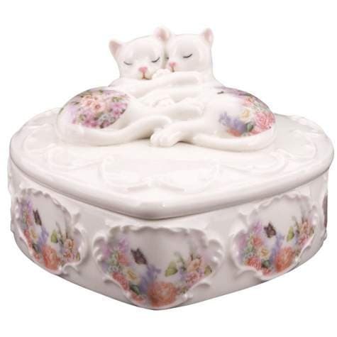 Kitty Kats Sleeping Cats Trinket Box