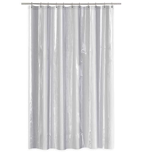 Splash Home EVA Shower Curtain Liner, Clear