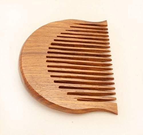 Drops Golden Sikh Kanga Hair Comb Wooden Hair Comb Wooden Kangha Wood Comb Pack of 3 Brown