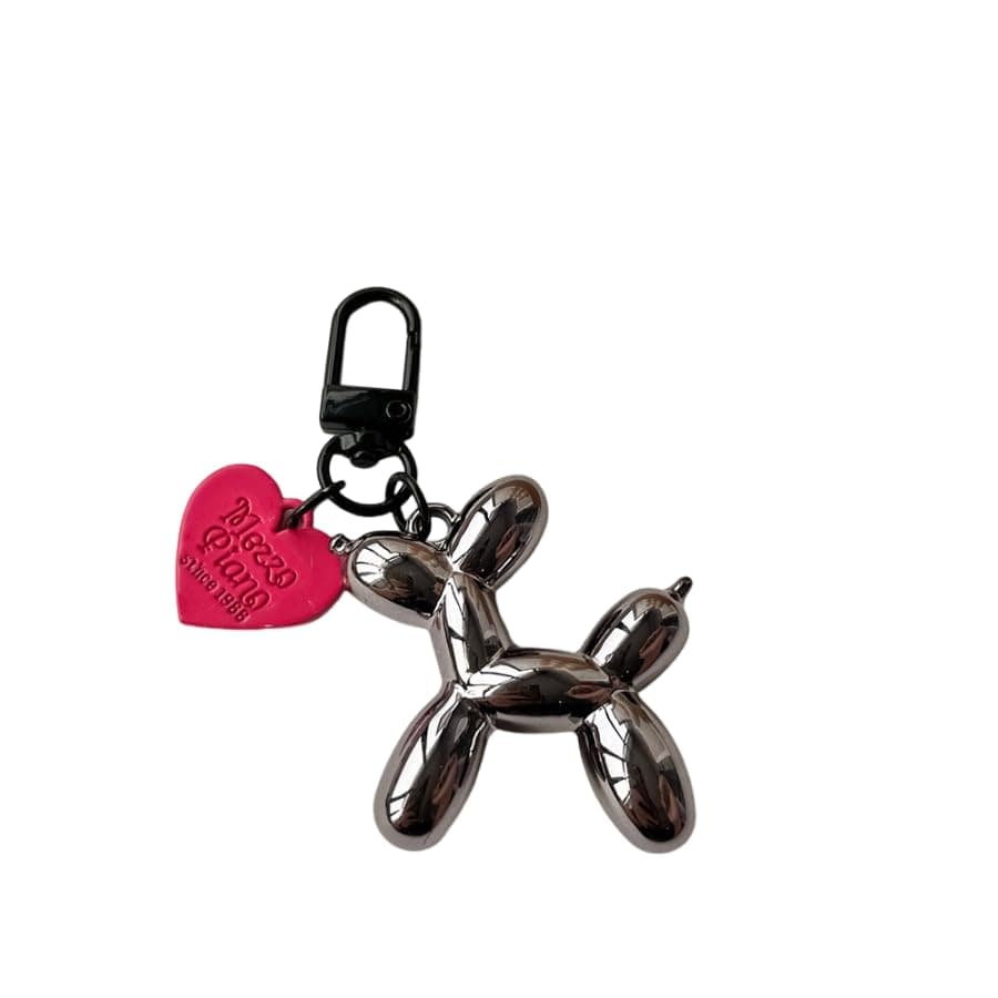 tenghong2021Valentine's Day Gift Cute Jelly Balloon Dog Keychain for Women Key Chain Car Keys Handbag Purse Accessories