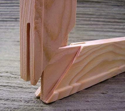 Tonzom 31.5 inches (80cm) Wood Bars Canvas Stretcher with Thumb Tacks for Oil Painting and Paint by Numbers (2 Strips)