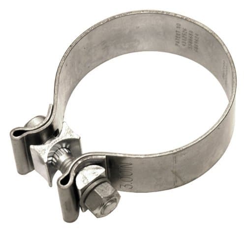 Torca AccuSeal Exhaust Band Clamp - 3" 430 Stainless Steel