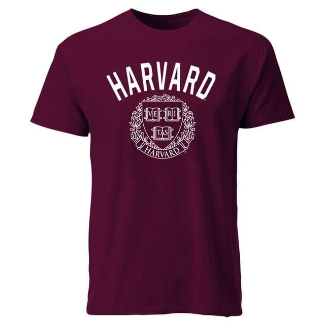Ivysport Harvard University Short-Sleeve T-Shirt, Legacy, Crimson, Medium