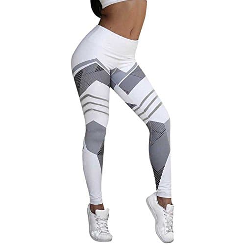 Sports Yoga Leggings Fitness Pants -Athletic Workout Running Tights Running Gym Stretch Trousers