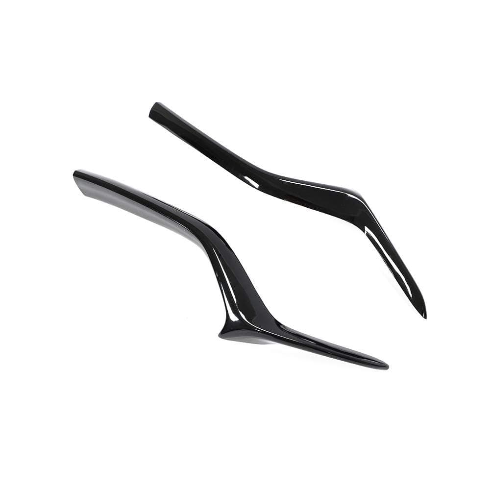 TGFOFABS Front Lower Grille Trims Cover Grill Molding Chrome for Mazda CX-5 CX5 CX8 2017-2021 Gloss Black Left Right Set Pair