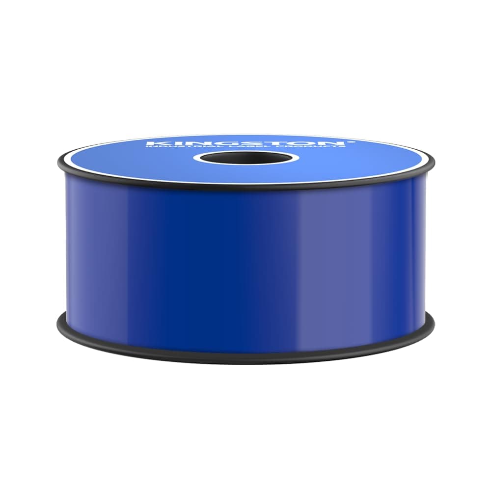 Kingston Premium Vinyl Label Tape, Blue, 2" x 150' for DuraLabel, LabelTac, VnM SignMaker, SafetyPro, Viscom and Others