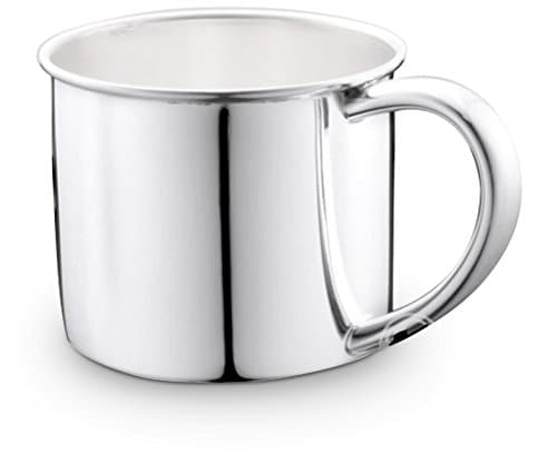 Cunill Silver Plain Baby Cup in Silver Plate, Large Size