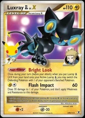 Pokemon - Luxray GL LV.X - 109/111 - Celebrations Classic Collection