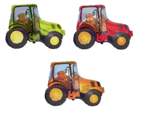 Giant Super Shape Foil Balloons XL Large Children's Birthday Party (Tractor 37")