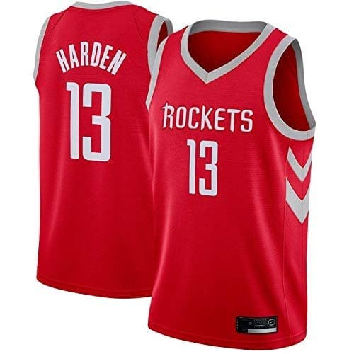 CCKWX Men'S Jerseys- Rockets #13 James Harden Basketball Jerseys Sleeveless T-Shirt Basketball Jersey Swingman Unisex Sports T-Shirt