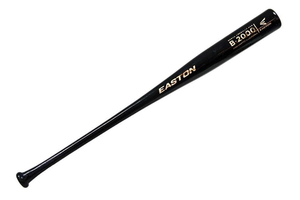 EASTON B2000 White Ash Wood Baseball Bat | 32 inch | 2020 | North American Ash | Balanced | Traditional Knob | Handcrafted in USA