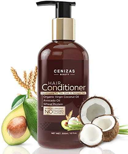 Cenizas Coconut & Avocado Oil Hair Conditioner - No Sulphate & Parabens, 300 ml