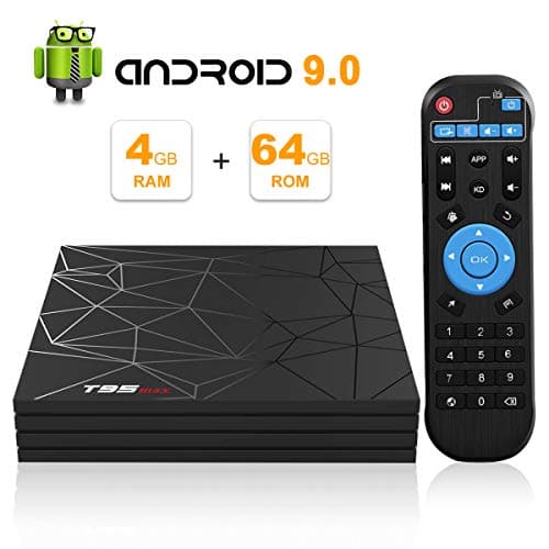 Android 9.0 TV Box, YAGALA T95 MAX Android Box 4GB DDR3 64GB eMMC WiFi 2.4G 1080p 6K HDR Smart TV Media Box