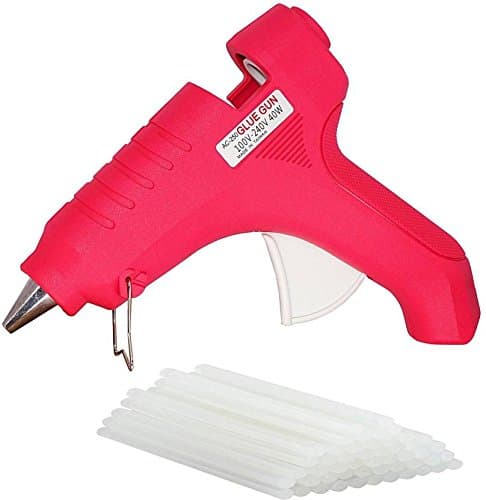 OKASTA 40 Watt (Free 8 Stick) Hot Melt for Art and Craft FINE Work Standard Temperature Cordless Glue Gun (11 mm)