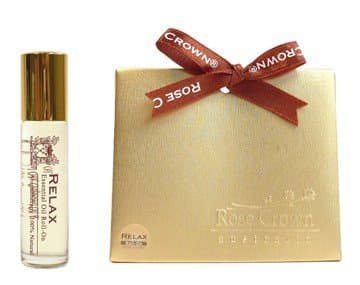 Organic All Natual Peppermint/Lemongrass (Relax) Scented Essential Oil Roll On Perfume 10ml