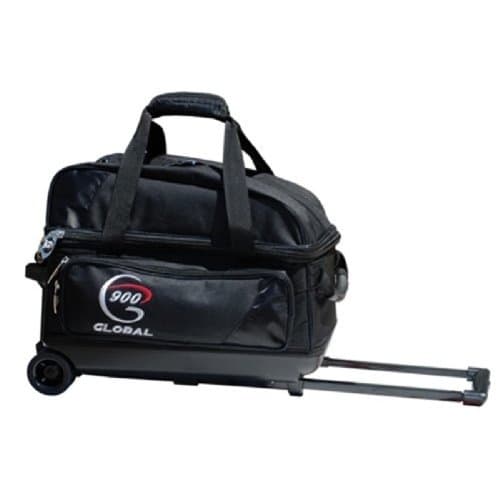 900 Global 2-Ball Value Roller Bowling Bag, Black/Black
