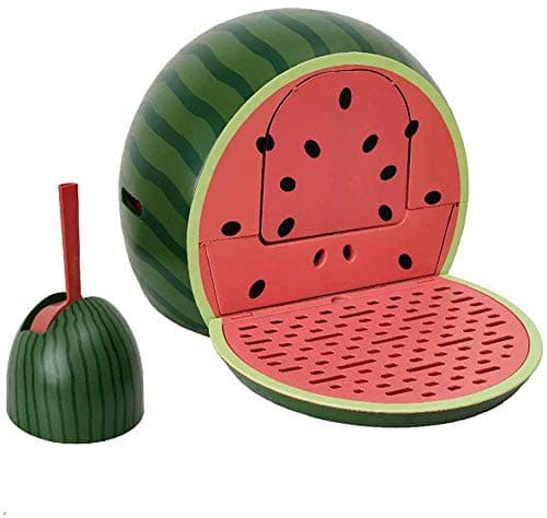 Cat Litter Box Or Bed -Litter Box, Top-Entry, Looks Great, Reduces Litter Tracking, Includes Scoop Well Designed And Space Efficient - Quick And Easy To Clean- Watermelon Shape