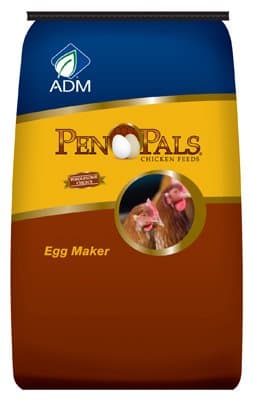 Pen Pals Chicken Feed, Egg Maker, Non-Medicated, Pellet, 50-Lbs.