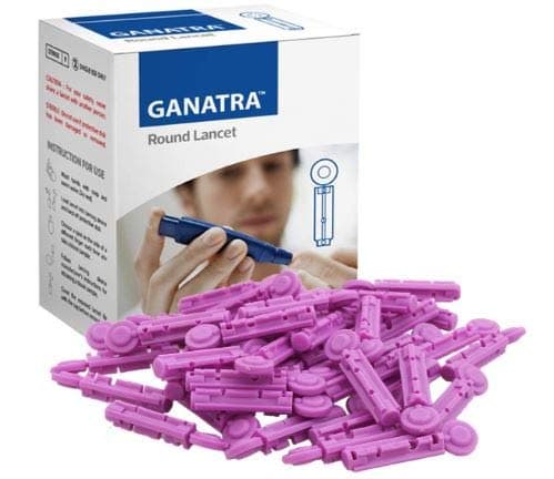 High Premium Round Glucometer Blood Lancet 100 Pieces