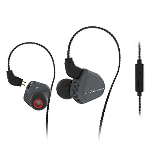 in-Ear Headphones TRN V20 1DD+1BA Hybrid Earphone with Mic Heavy Bass Running Sport Earplug Wired Headset with 2PIN Detachable