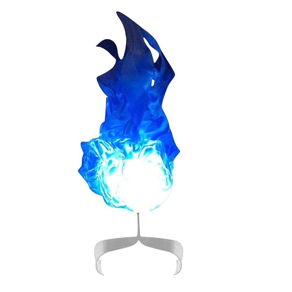 EMUKOEP Halloween Floing Fireball - Floating Fireball Prop Halloween Cosplay Props Glowing Fireball Ornaments Fireball Prop LED Glowing Fireball (Blue)
