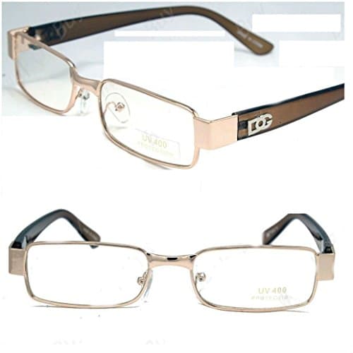 Mens Womens DG Clear Lens Frames Glasses Designer Fashion Optical RX Nerd 32
