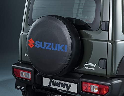 Suzuki Jimny Spare Wheel Cover with Coloured Lettering Fabric 99000-990YB-700