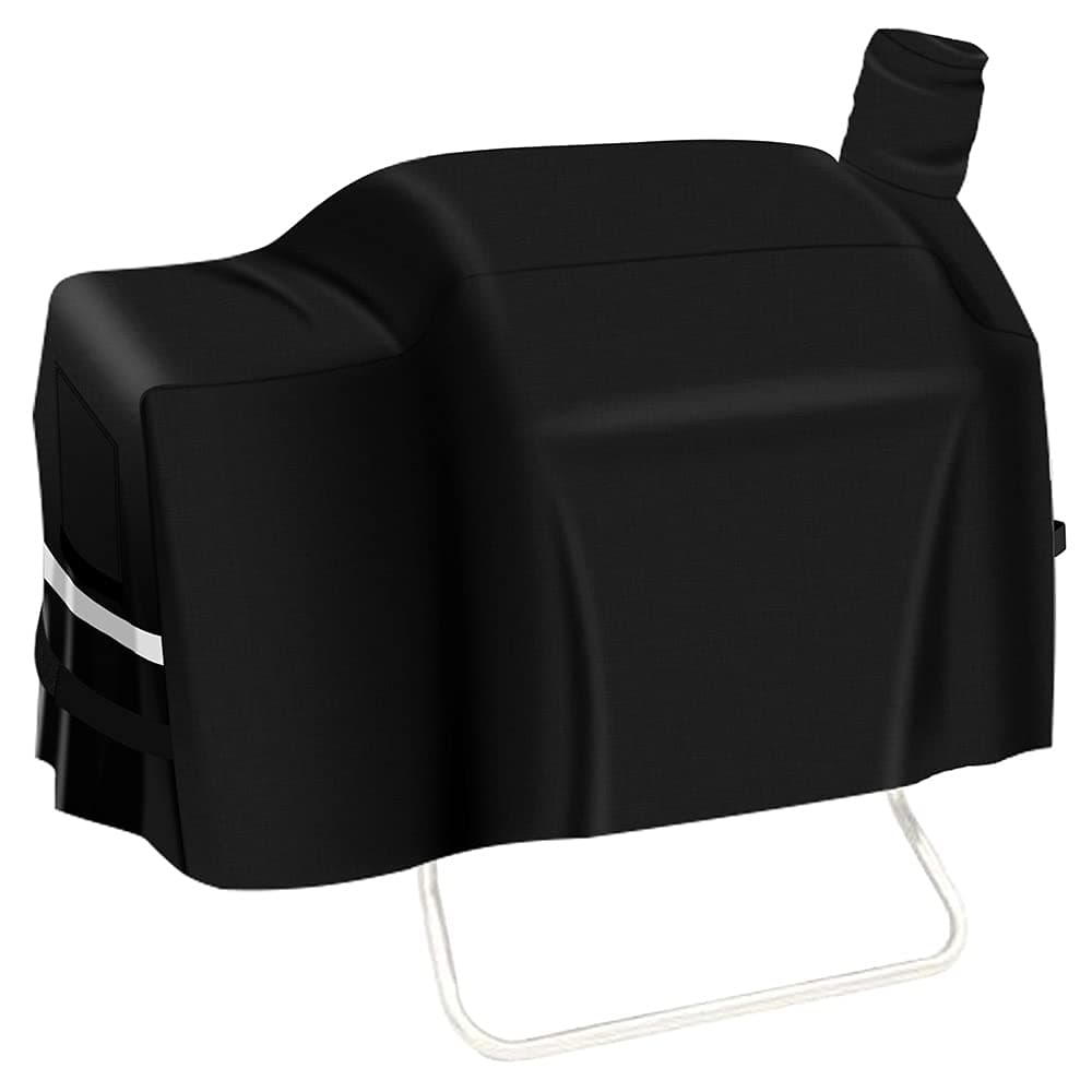 Hisencn DC Grill Cover for Green Mountain Grill Davy Crockett Grill GMG-4012, All- Weather Resistant Outdoor Patio BBQ Wood Pellet Grill Cover，Black