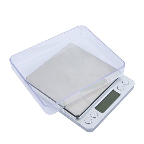 Xuheng (3000g, 0.01oz/ 0.1g) Stainless Steel Electronic Scale Mini Food Scale, Jewelry Scales, Digital Pro Pocket Scales with Back-Lit LCD Display, Tare, Hold and PCS Features