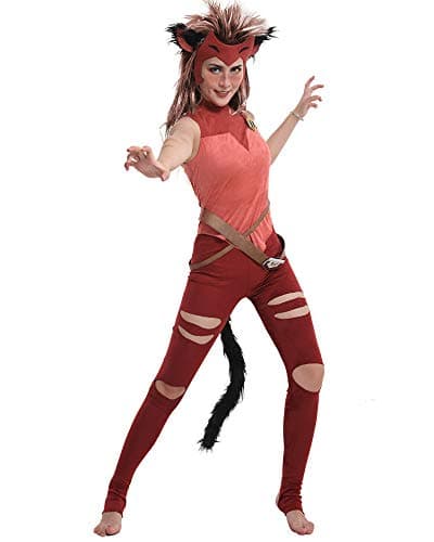 Haikyuu Women's Princess Cat Girl Suit Cosplay Costume with Face Covering Ears