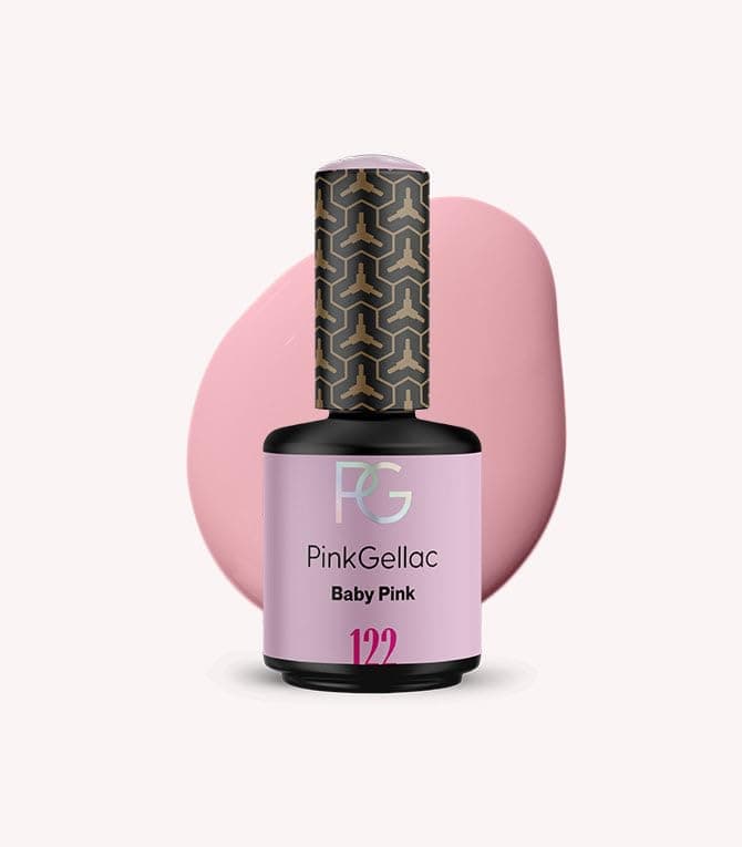 Pink Gellac Baby Pink 15ml Gel Nail Polish