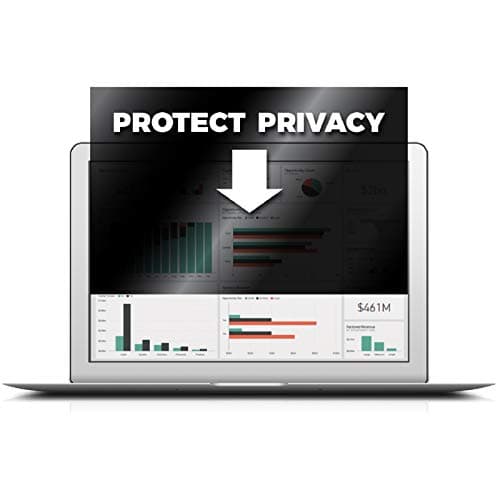 Adaptix Laptop Privacy Screen 13.3” – Information Protection Privacy Filter for Laptop – Anti-Glare, Anti-Scratch, Blocks 96% UV – Matte or Gloss Finish Privacy Screen Protector – 16:9 (APS13.3W9)