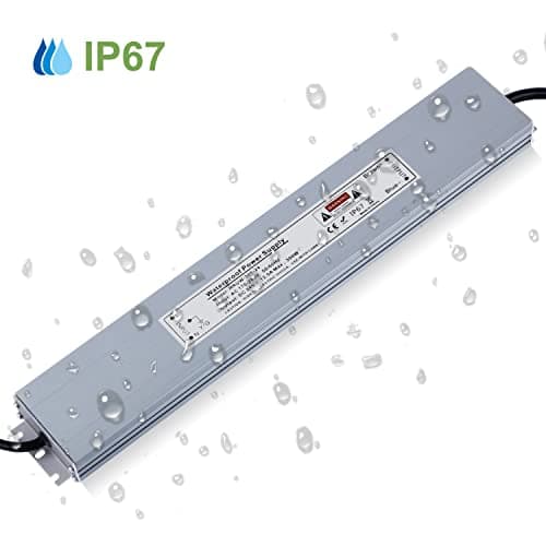 REYLAX LED Driver Lighting Outdoor Transformer 24V 300W 12.5A, IP67 Waterproof Transformers, Constant Voltage Power Supply, AC to DC Low Voltage Led Light Adapter, for Garden LED Lamps and Shed Light