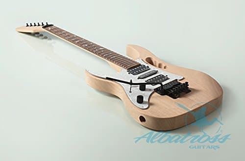 Albatross Guitars | Solid Mahogany Body | Bolt On Neck Vine Inlay | DIY Left Handed Electric Guitar Kit G830VL
