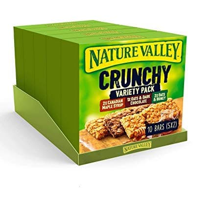 Nature Valley Crunchy Granola Bars Variety Pack 210g (Pack of 5)