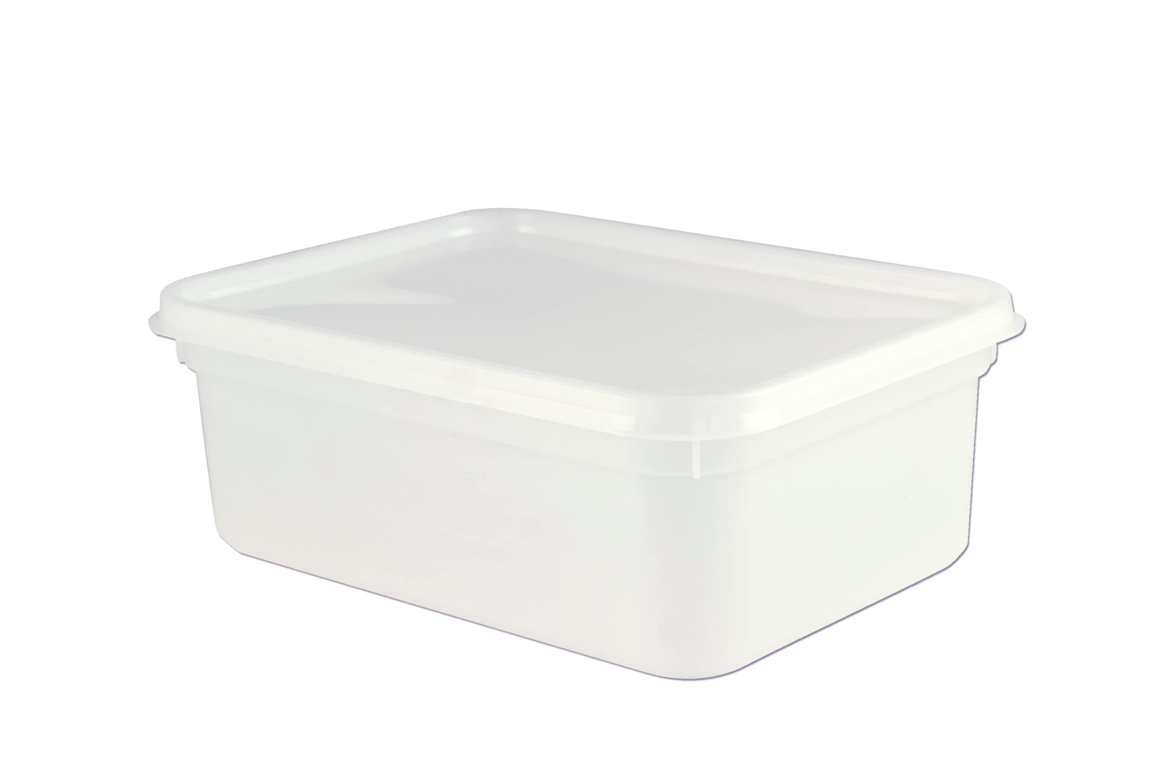 2 Litre Rectangular Ice Cream/Salad Container (40)