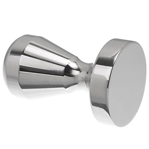 51mm Stainless Steel Silver Coffee Bean Tamper Barista Espresso Press Flat Base by Micro Shops